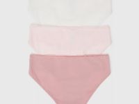 Трусы для девочек, 3 шт., Розовый