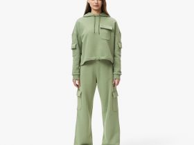 Женский хлопковый свитшот Lacoste