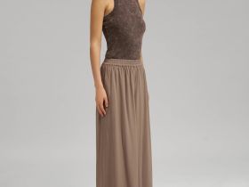 Брюки-палаццо с эластичным поясом