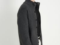 Кардиган с воротником-стойкой