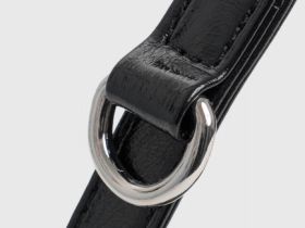 Сумка из искусственной кожи для девочек, Черный