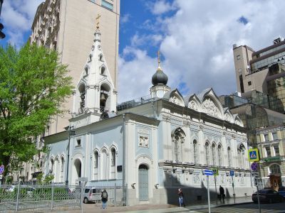 Храм Успения Пресвятой Богородицы на Успенском Вражке, 1857-1860 гг., архитектор А.С.Никитин