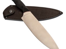 Нож Универсал, сталь VG-10, рукоять G10, черный, с чехлом