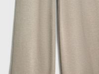 Прямые трикотажные брюки, Коричневый