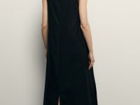 Сарафан макси с v-образными вырезом