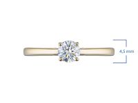 Помолвочное кольцо из желтого золота э0312кц05210201_white