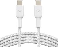 Кабель Belkin BoostCharge Braided USB-C - USB-C, 1 м, нейлон белый