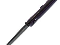 Складной нож SRM Terrier 258L-GN, сталь D2, рукоять G10, фиолетовый