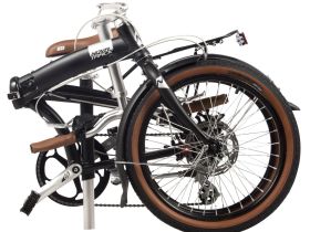 Складной велосипед Novatrack Town 20 Disc, год 2024, цвет Черный