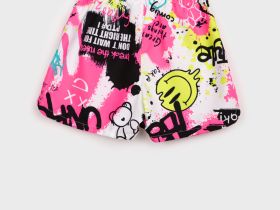 Шорты текстильные пляжные для девочек