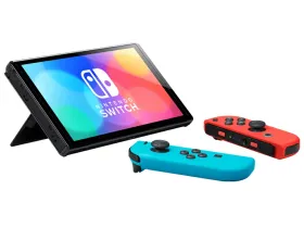 Игровая приставка Nintendo Switch OLED 64Gb (красно-синий)
