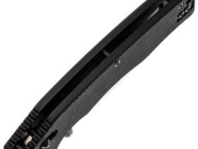 Складной нож Obertech ns-01 thumb stud satin, сталь VG-10, рукоять G10, черный