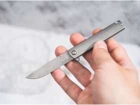 Складной нож Boker Gemma Damascus, сталь Damascus, рукоять Damascus steel