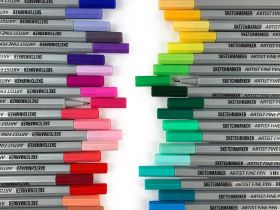 Ручка капиллярная SKETCHMARKER Artist fine pen цв. Серый простой
