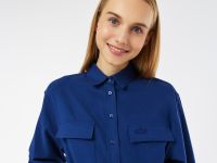 Платье Lacoste стандартного кроя с длинными рукавами и поясом