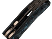 Нож-брелок CKF Keysha, сталь M398, рукоять титан/карбон