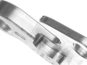 Держатель заднего переключателя "петух" Meta №8 фрезерованный (серебристый)