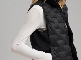 Стеганый пуховый жилет