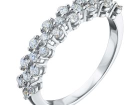 Классическое кольцо из белого золота э4712кц08160900_white