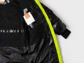 Пальто текстильное с полиуретановым покрытием для девочек