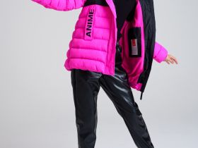 Куртка текстильная с полиуретановым покрытием для девочек