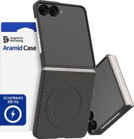 Чехол Araree Aramee M для Galaxy Z Flip8, кевлар черный