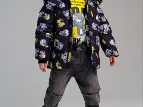 Куртка текстильная с полиуретановым покрытием для мальчиков