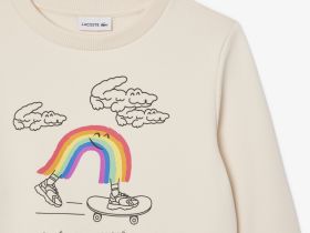 Детский флисовый свитшот Lacoste