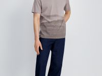 Свободная футболка с принтом