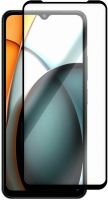 Защитное стекло Krutoff Premium для Xiaomi REDMI A3 с чёрной рамкой