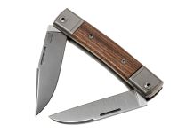 Складной нож LionSteel BestMan Two blades, сталь M390, рукоять Santos wood
