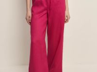 Брюки изо льна на резинке