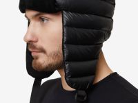 Пуховая шапка-ушанка BASK