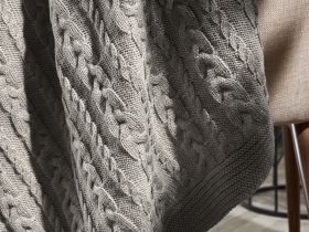 Плед Novallas, серый