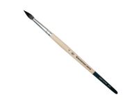 Кисть белка имитация №8 круглая Живописные кисти "2F10 " короткая ручка с черным кончиком