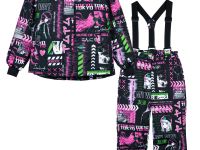 Комплект текстильный с полиуретановым покрытием для девочек: куртка, брюки