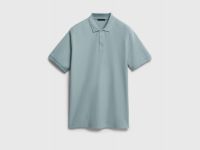 Базовое поло из пике, Голубой
