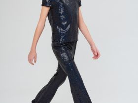 Брюки трикотажные для девочек