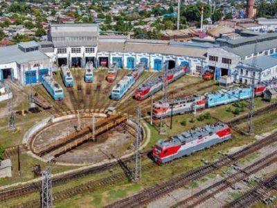 Здание депо железнодорожной станции "Кавказская"