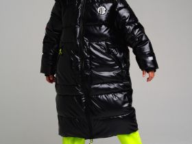 Пальто текстильное с полиуретановым покрытием для девочек