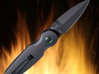 Автоматический нож Hogue Ballista II, сталь MagnaCut, рукоять G10/алюминий, черный