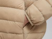 Стеганый пуховик с натуральным пухом