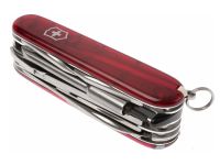 Нож перочинный Victorinox CyberTool, сталь X55CrMo14, рукоять Cellidor®, полупрозрачный красный