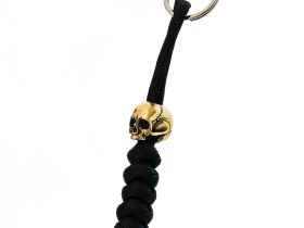 Темляк с бусиной "Череп малый", бронза