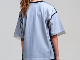 Фуфайка трикотажная для девочек (футболка)