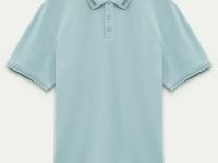 Поло из хлопка с коротким рукавом