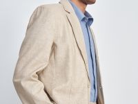 Пиджак однобортный с карманами