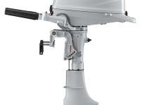 4х-тактный лодочный мотор SUZUKI DF6AS. белый