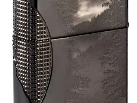 Зажигалка ZIPPO Armor™ High Polish Black Ice®, латунь/сталь,  38x13x57 мм