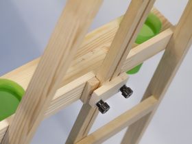 Мольбер Лира Pinax LE-011 с полкой и стаканами, сосна